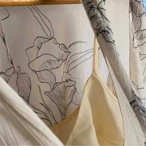 A New Day Cream Long Sleeve tie bow neck elegance dress formal occasions wedding - Picture 7 of 8